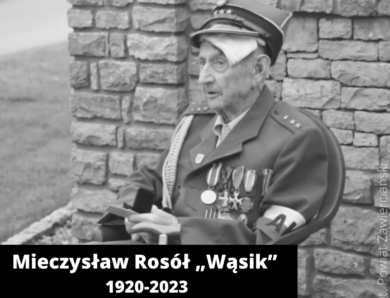 Zmarł por. Mieczysław Rosół „Wąsik”